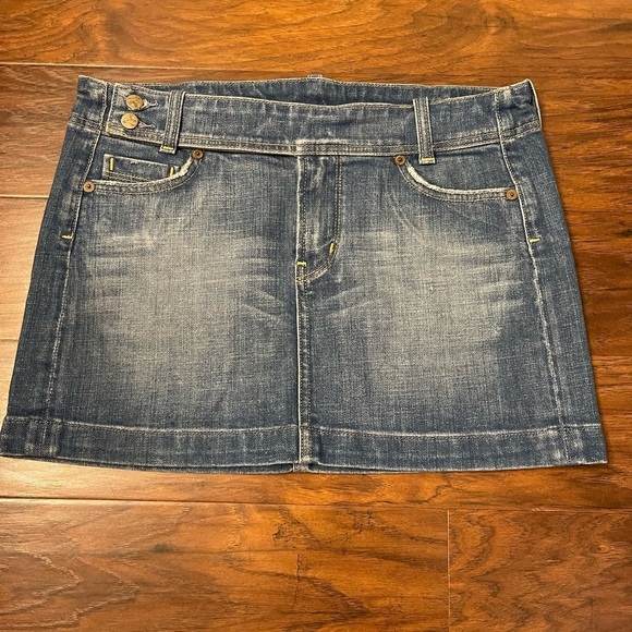 Citizens of Humanity Y2K Denim Skirt Size 26 - Picture 1 of 7
